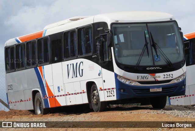 VMG - Viação Minas Gerais 2252 na cidade de Araxá, Minas Gerais, Brasil, por Lucas Borges . Número da foto: #12888917.