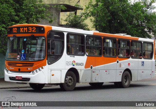 Expresso Nossa Senhora da Glória B06017 na cidade de Nova Iguaçu, Rio de Janeiro, Brasil, por Luiz Petriz. Número da foto: #12888940.