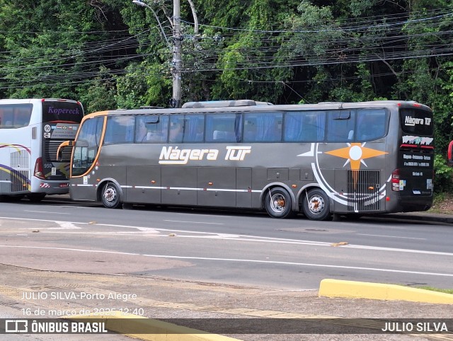 Nágera Tur Transportes 1H22 na cidade de Porto Alegre, Rio Grande do Sul, Brasil, por JULIO SILVA. Número da foto: #12889592.
