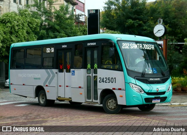 Viação Itapetinga Paraíba do Sul 242501 na cidade de Paraíba do Sul, Rio de Janeiro, Brasil, por Adriano Duarte. Número da foto: #12890873.