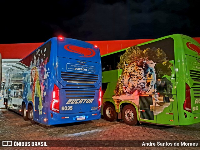 Eucatur - Empresa União Cascavel de Transportes e Turismo 6035 na cidade de Registro, São Paulo, Brasil, por Andre Santos de Moraes. Número da foto: #12888903.