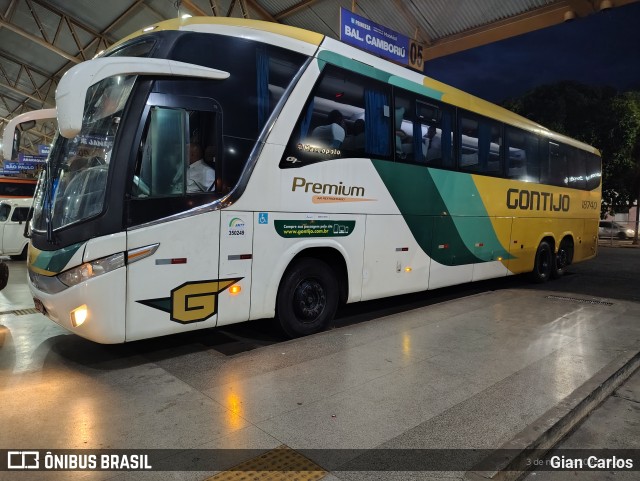 Empresa Gontijo de Transportes 18740 na cidade de Uberaba, Minas Gerais, Brasil, por Gian Carlos. Número da foto: #12888633.