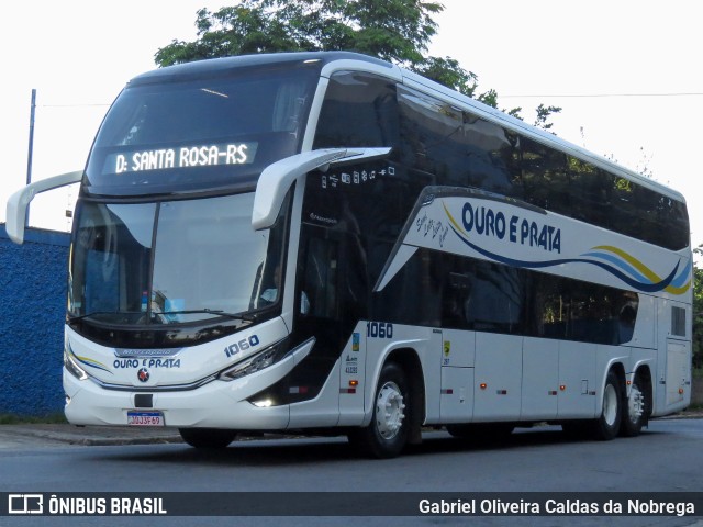 Viação Ouro e Prata 1060 na cidade de São Paulo, São Paulo, Brasil, por Gabriel Oliveira Caldas da Nobrega. Número da foto: #12889522.