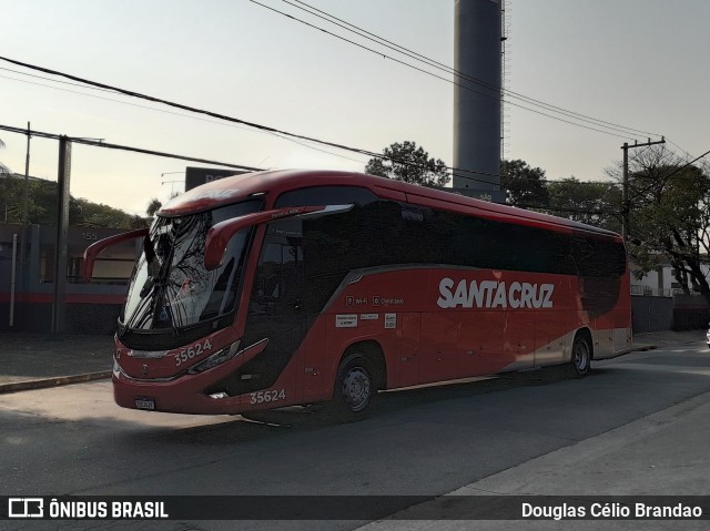 Viação Santa Cruz 35624 na cidade de São Paulo, São Paulo, Brasil, por Douglas Célio Brandao. Número da foto: #12890545.