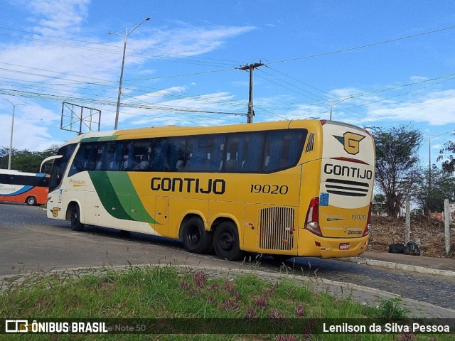 Empresa Gontijo de Transportes 19020 na cidade de Caruaru, Pernambuco, Brasil, por Lenilson da Silva Pessoa. Número da foto: #12889879.