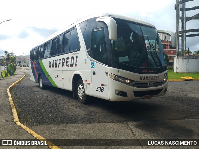 Manfredi Transportes e Turismo 336 na cidade de Lages, Santa Catarina, Brasil, por LUCAS NASCIMENTO. Número da foto: #12890429.