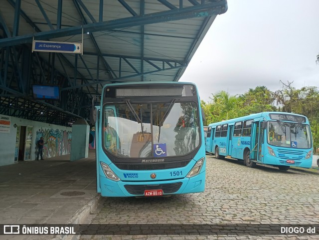 Viação Rocio 1501 na cidade de Paranaguá, Paraná, Brasil, por DIOGO dd. Número da foto: #12890123.
