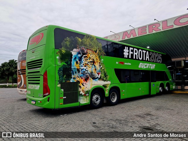 Eucatur - Empresa União Cascavel de Transportes e Turismo 6036 na cidade de Garuva, Santa Catarina, Brasil, por Andre Santos de Moraes. Número da foto: #12888915.