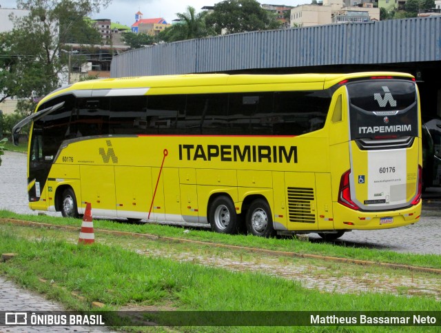 Viação Nova Itapemirim 60176 na cidade de Juiz de Fora, Minas Gerais, Brasil, por Mattheus Bassamar Neto. Número da foto: #12890790.