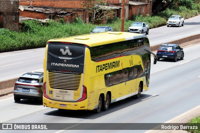 Viação Nova Itapemirim 40226 na cidade de Belo Horizonte, Minas Gerais, Brasil, por Rodrigo Barraza. Número da foto: #12889302.