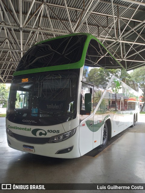 Viação Continental de Transportes 1005 na cidade de Patos de Minas, Minas Gerais, Brasil, por Luis Guilherme Costa. Número da foto: #12889518.