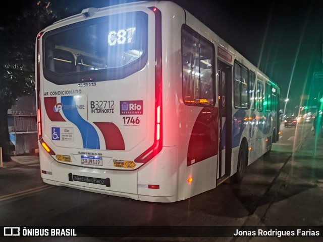 Viação Pavunense B32712 na cidade de Rio de Janeiro, Rio de Janeiro, Brasil, por Jonas Rodrigues Farias. Número da foto: #12888941.