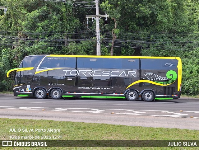 Torrescar Transportes e Turismo 650 na cidade de Porto Alegre, Rio Grande do Sul, Brasil, por JULIO SILVA. Número da foto: #12889546.