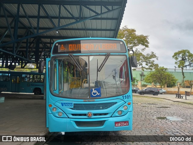 Viação Rocio 1101 na cidade de Paranaguá, Paraná, Brasil, por DIOGO dd. Número da foto: #12890120.