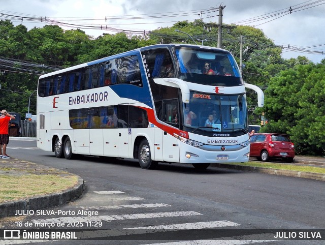 Expresso Embaixador 424 na cidade de Porto Alegre, Rio Grande do Sul, Brasil, por JULIO SILVA. Número da foto: #12891029.