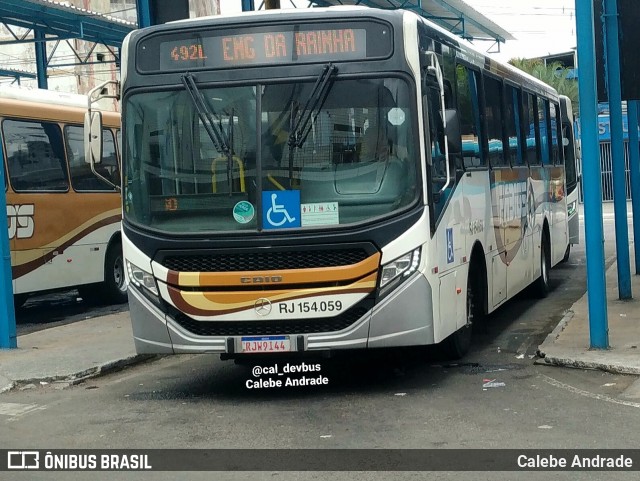 Transportes Fabio's RJ 154.059 na cidade de Duque de Caxias, Rio de Janeiro, Brasil, por Calebe Andrade. Número da foto: #12893240.