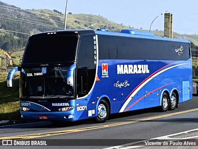 Marazul Turismo 9001 na cidade de Aparecida, São Paulo, Brasil, por Vicente de Paulo Alves. Número da foto: #12891716.