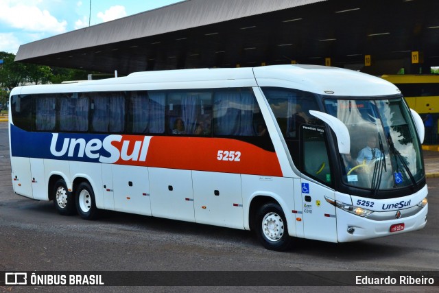 Unesul de Transportes 5252 na cidade de Foz do Iguaçu, Paraná, Brasil, por Eduardo Ribeiro. Número da foto: #12892523.