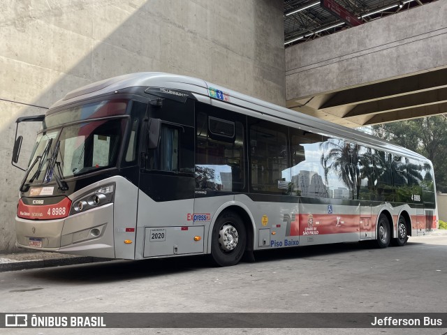 Express Transportes Urbanos Ltda 4 8988 na cidade de São Paulo, São Paulo, Brasil, por Jefferson Bus. Número da foto: #12892761.