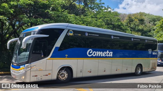 Viação Cometa 18543 na cidade de São Paulo, São Paulo, Brasil, por Fábio Paixão. Número da foto: #12892470.