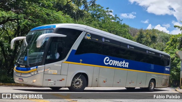 Viação Cometa 18542 na cidade de São Paulo, São Paulo, Brasil, por Fábio Paixão. Número da foto: #12892369.