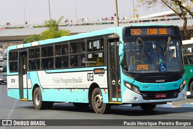 UTB - União Transporte Brasília 2310 na cidade de Brasília, Distrito Federal, Brasil, por Paulo Henrique Pereira Borges. Número da foto: #12893126.