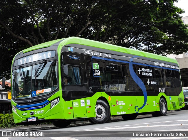 Transcooper > Norte Buss 2 6187 na cidade de São Paulo, São Paulo, Brasil, por Luciano Ferreira da Silva. Número da foto: #12893232.