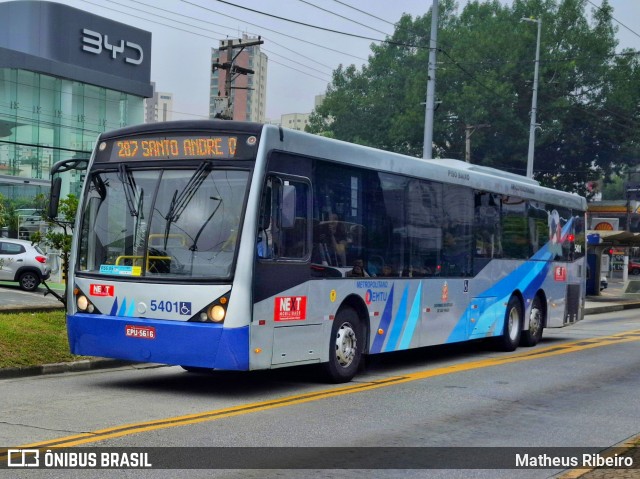 Next Mobilidade - ABC Sistema de Transporte 5401 na cidade de São Bernardo do Campo, São Paulo, Brasil, por Matheus Ribeiro. Número da foto: #12892744.