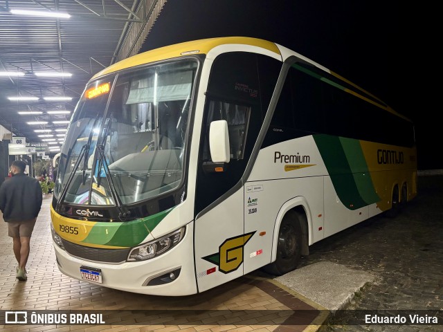 Empresa Gontijo de Transportes 19855 na cidade de Manhuaçu, Minas Gerais, Brasil, por Eduardo Vieira. Número da foto: #12891384.
