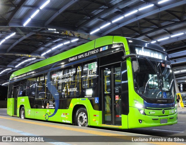 Sambaíba Transportes Urbanos 2 1101 na cidade de São Paulo, São Paulo, Brasil, por Luciano Ferreira da Silva. Número da foto: #12893209.