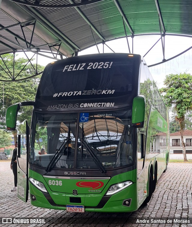 Eucatur - Empresa União Cascavel de Transportes e Turismo 6036 na cidade de Joinville, Santa Catarina, Brasil, por Andre Santos de Moraes. Número da foto: #12891550.