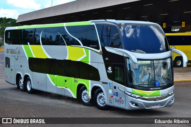 Brasil Sul Linhas Rodoviárias 3450 na cidade de Foz do Iguaçu, Paraná, Brasil, por Eduardo Ribeiro. Número da foto: #12892518.