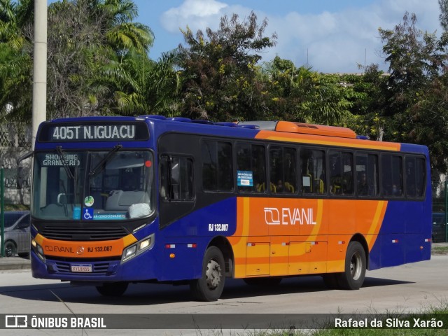 Evanil Transportes e Turismo RJ 132.087 na cidade de Rio de Janeiro, Rio de Janeiro, Brasil, por Rafael da Silva Xarão. Número da foto: #12892094.