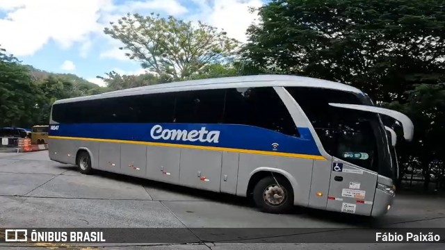 Viação Cometa 18547 na cidade de São Paulo, São Paulo, Brasil, por Fábio Paixão. Número da foto: #12892474.