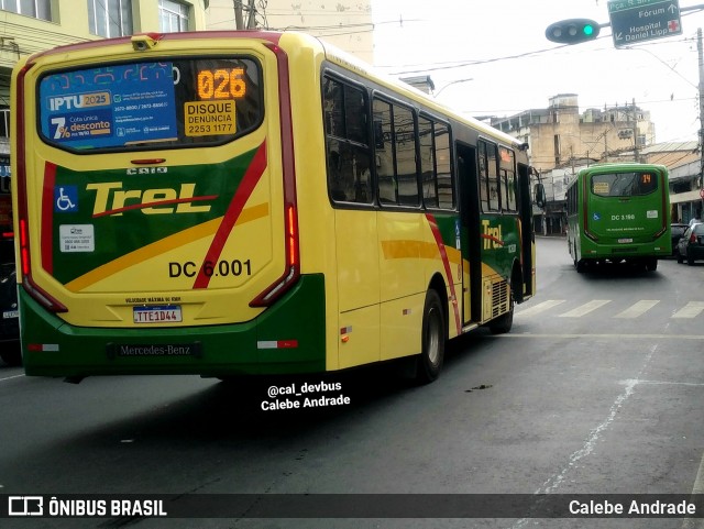 TREL - Transturismo Rei DC 6.001 na cidade de Duque de Caxias, Rio de Janeiro, Brasil, por Calebe Andrade. Número da foto: #12891530.
