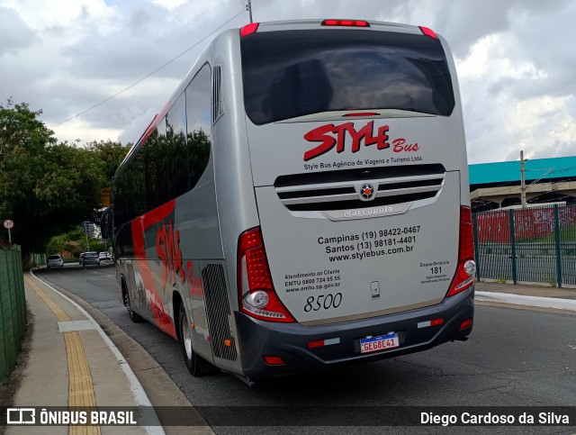 Style Bus 8500 na cidade de São Paulo, São Paulo, Brasil, por Diego Cardoso da Silva. Número da foto: #12892635.