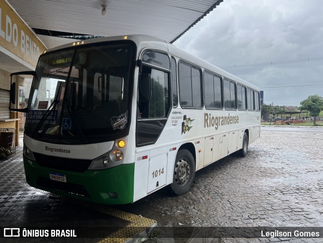 Viação Riograndense 1014 na cidade de Santo Antônio, Rio Grande do Norte, Brasil, por Legilson Gomes. Número da foto: #12891920.