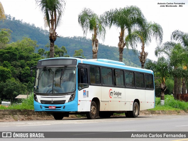 Gaigher Locações e Transportes 3801 na cidade de João Monlevade, Minas Gerais, Brasil, por Antonio Carlos Fernandes. Número da foto: #12891696.