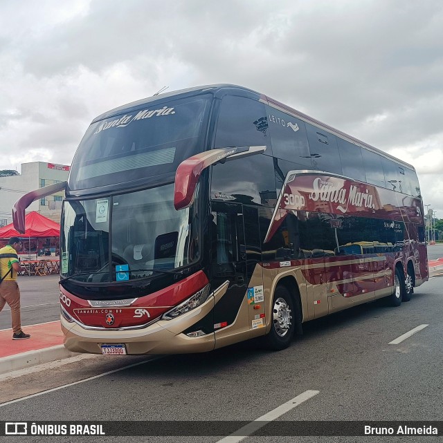Santa Maria Fretamento e Turismo > Transportes Santa Maria(SP) 3000 na cidade de Barueri, São Paulo, Brasil, por Bruno Almeida. Número da foto: #12892636.
