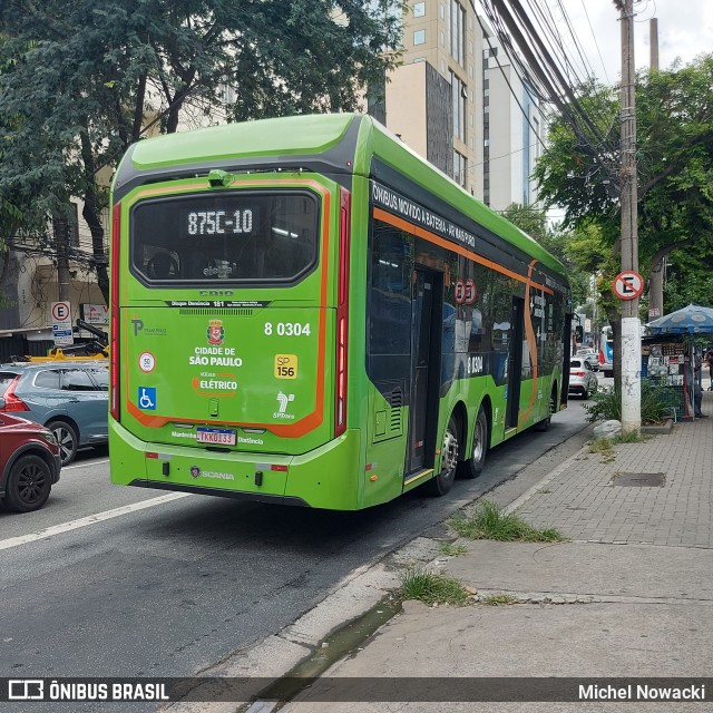TRANSPPASS - Transporte de Passageiros 8 0304 na cidade de São Paulo, São Paulo, Brasil, por Michel Nowacki. Número da foto: #12893004.
