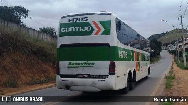 Empresa Gontijo de Transportes 14705 na cidade de São João Evangelista, Minas Gerais, Brasil, por Ronnie Damião. Número da foto: #12891100.