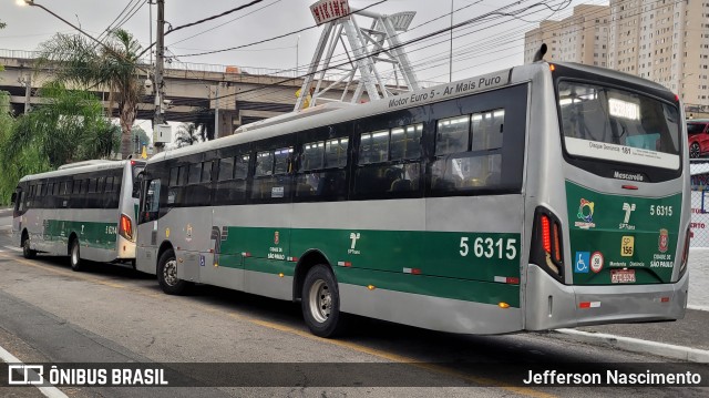 Transunião Transportes 5 6315 na cidade de São Paulo, São Paulo, Brasil, por Jefferson Nascimento. Número da foto: #12892263.