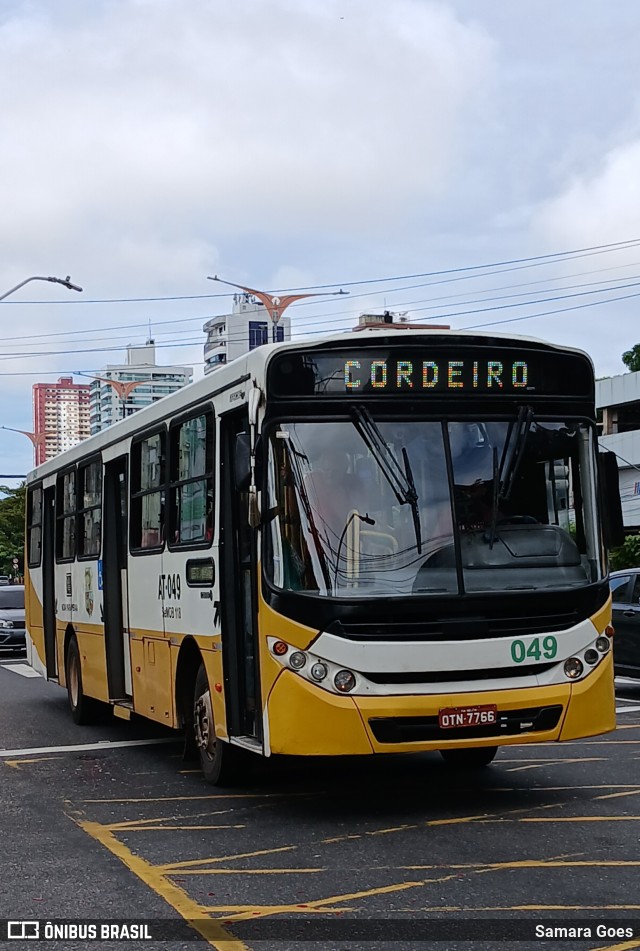 Empresa de Transportes Nova Marambaia AT-049 na cidade de Belém, Pará, Brasil, por Samara Goes. Número da foto: #12894464.
