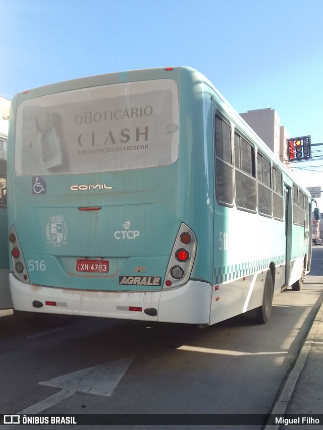 Viação Nossa Senhora Conquistadora 516 na cidade de Pelotas, Rio Grande do Sul, Brasil, por Miguel Filho. Número da foto: #12895032.