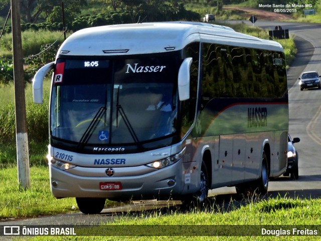 Viação Nasser 210115 na cidade de Monte Santo de Minas, Minas Gerais, Brasil, por Douglas Freitas. Número da foto: #12895958.