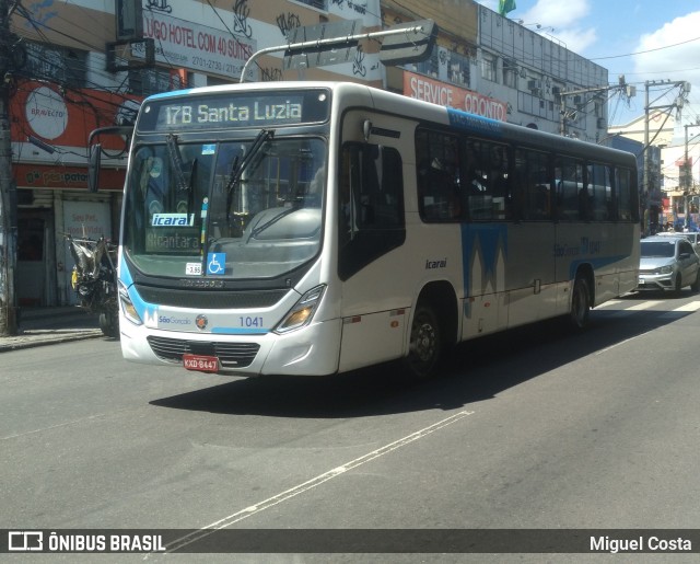 Icaraí Auto Transportes 1.041 na cidade de São Gonçalo, Rio de Janeiro, Brasil, por Miguel Costa. Número da foto: #12895513.