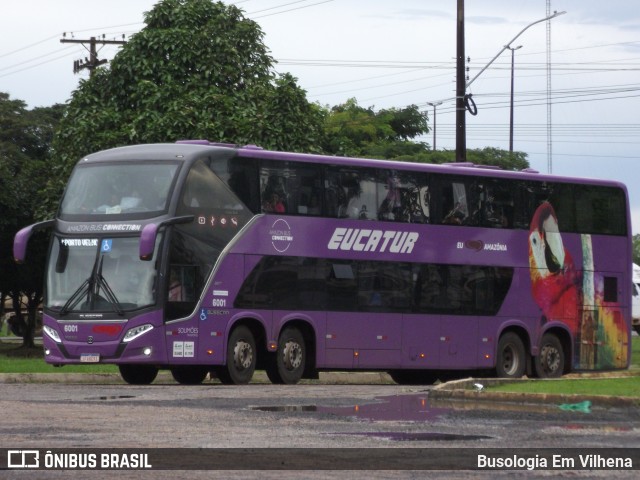 Eucatur - Empresa União Cascavel de Transportes e Turismo 6001 na cidade de Vilhena, Rondônia, Brasil, por Busologia Em Vilhena. Número da foto: #12893438.