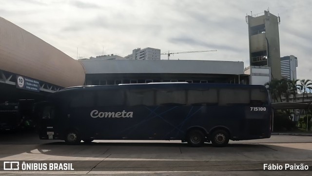 Viação Cometa 715100 na cidade de Rio de Janeiro, Rio de Janeiro, Brasil, por Fábio Paixão. Número da foto: #12893486.
