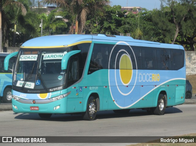 Doce Rio Fretamento e Turismo 4900 na cidade de Rio de Janeiro, Rio de Janeiro, Brasil, por Rodrigo Miguel. Número da foto: #12894325.