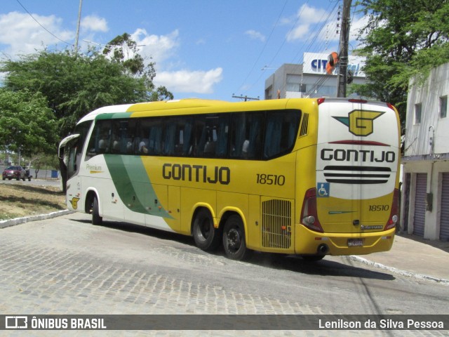 Empresa Gontijo de Transportes 18510 na cidade de Caruaru, Pernambuco, Brasil, por Lenilson da Silva Pessoa. Número da foto: #12896006.